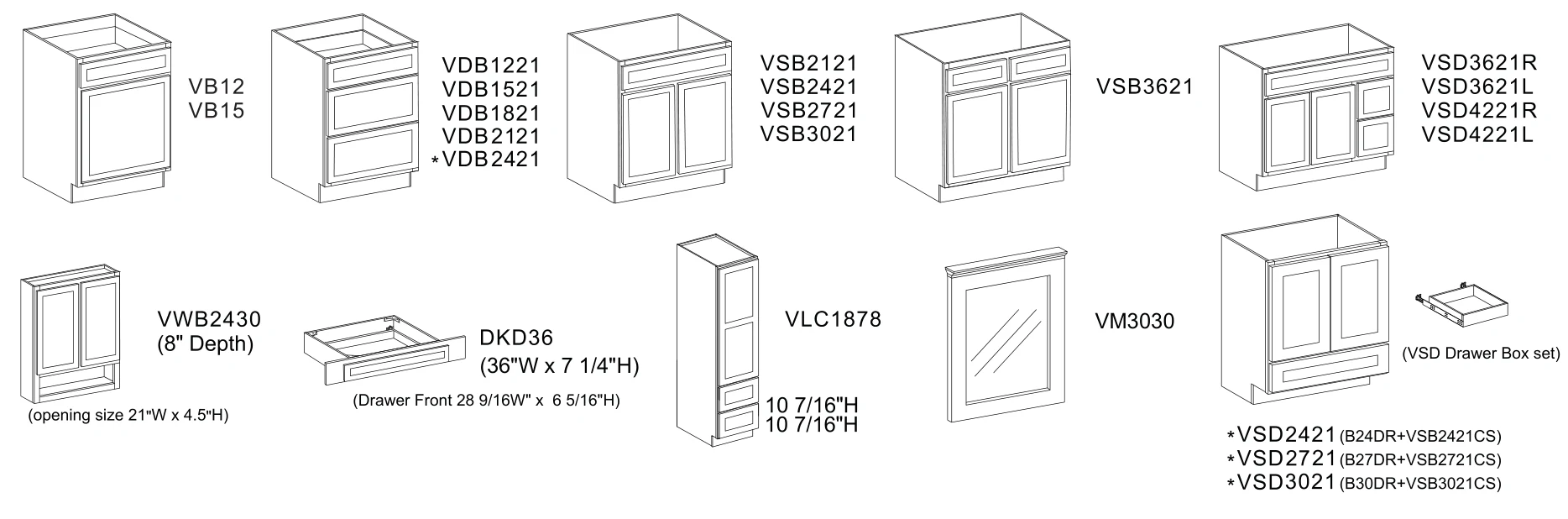 Vanity Cabinets
